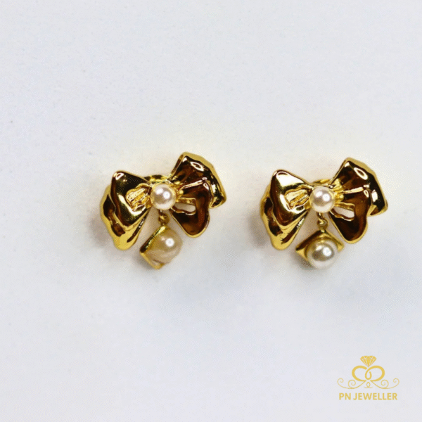 Pearl Knot Earrings