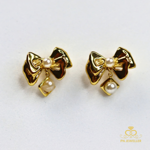 Pearl Knot Earrings