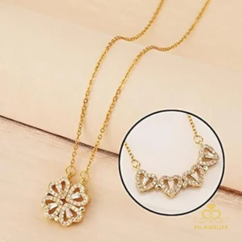 Folding Flower Chain Pendant