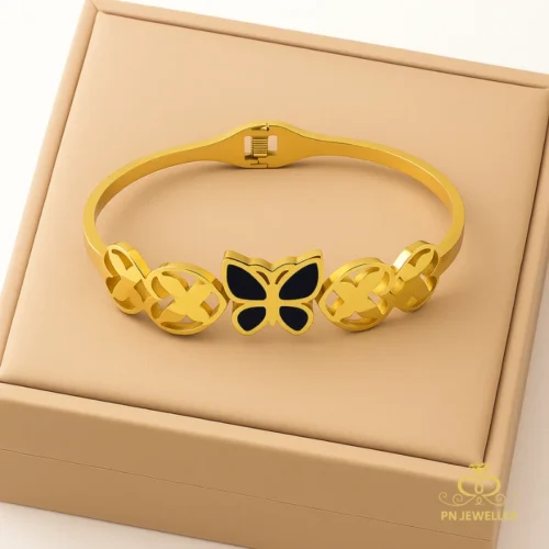Butterfly Design Gold Plated Bracelet
