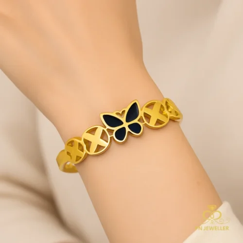 Butterfly Design Gold Plated Bracelet